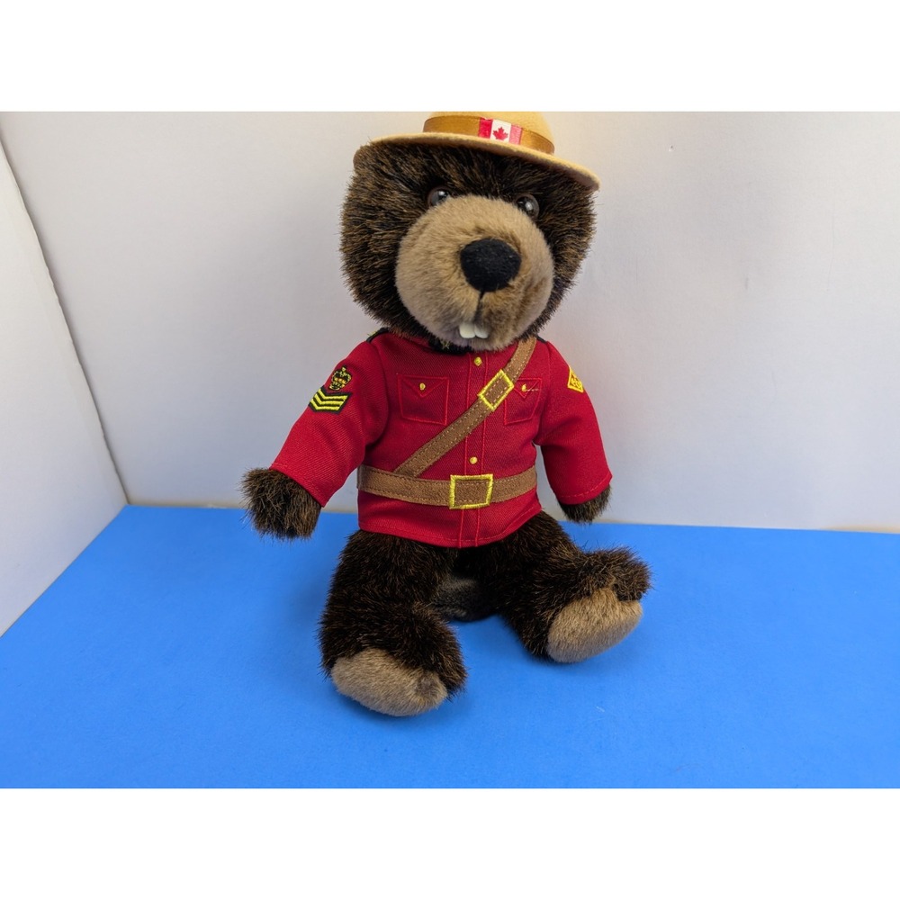 Sergeant Buckey Beaver Canadian Mountie Plush Stuffed Animal House